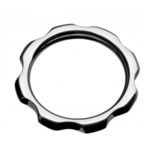 GEARED - 40mm S/STEEL COCK RING